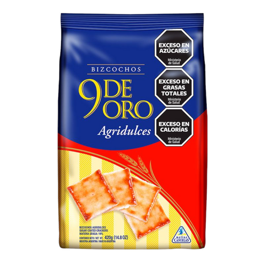 Galletas agridulces x200gr - 9 de oro