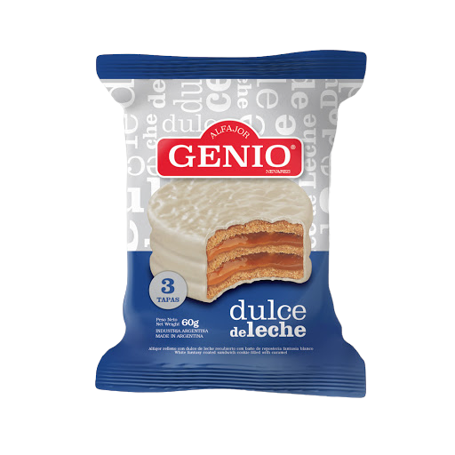 Alfajor triple blanco x60gr - Genio