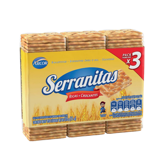 Galleta de Agua x315gr - Serranitas