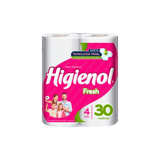 Papel higiénico Fresh x30mt x4uds - Higienol