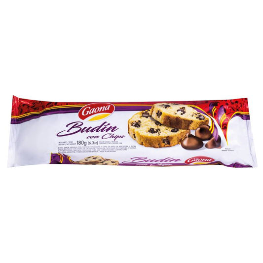 Budín de chips de chocolate x180gr - Gaona