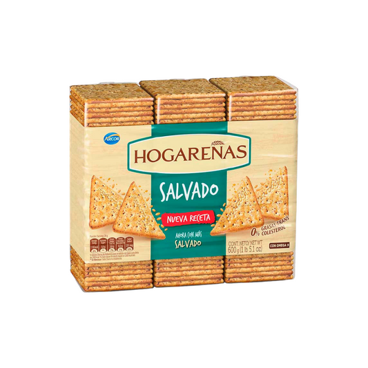 Galletas Salvado x555gr - Hogareña