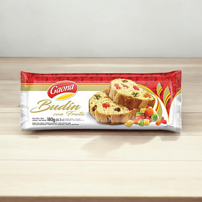 Budín con frutas x180gr - Gaona