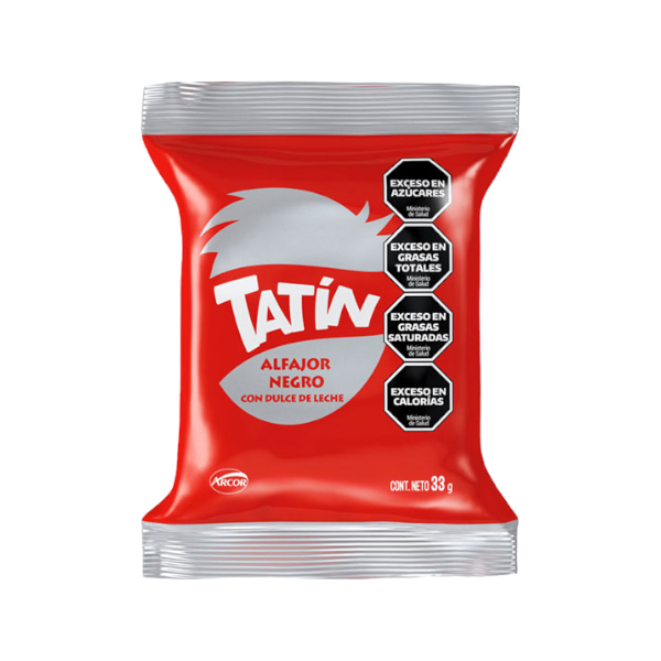 Alfajor simple Negro x33gr - Tatin