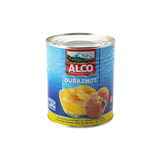 Durazno al natural x850gr - Alco